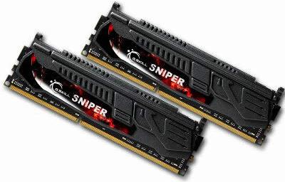 Memorija G.Skill 8 GB Kit (2x4 GB) DDR3 1866 MHz Sniper, F3-14900CL9D-8GBSR