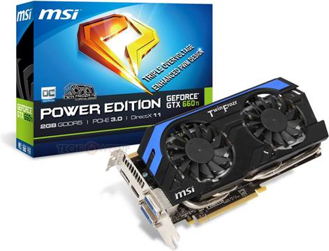 Grafička kartica MSI GF GTX660Ti OC PE, 2GB DDR5, DX11