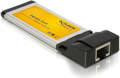Adapter PCMCIA DELOCK, ExpressCard/34, 1x Gigabit LAN