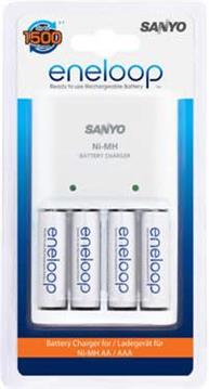 Punjac baterija SANYO Eneloop MQN04-E-4-3UTGA, 4x NiMh AA 2000mAh baterije