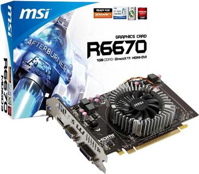Grafička kartica MSI HD6670, 1GB DDR3, HDMI, DVI, DX11