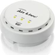 Airlive N.TOP, 802.11n Ceiling Mount Long Range PoE AP, 300Mbps 2T2R Wireless b g n Standard, 5 Wireless Modes