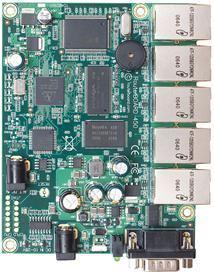 Mikrotik RB450, 5 Port Ethernet Router, CPU 300MHz, 32Mb RAM