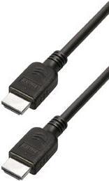 Transmedia C 210-1,5 ZL, High Speed HDMI-cable with Ethernet, HDMI-plug 19 pin - HDMI-plug 19 pin, 1,5 m, moulded and silver plugs, AWG30, cable - O 5,5 mm