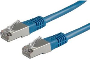 Kabel mrežni PIMF, Cat. 6, 0,5m, CCA, 27AWG, Savitljivi, Plavi