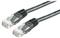 Kabel mrežni UTP, Cat. 6, 20m, CCA, 24AWG, Savitljivi, Crni