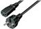 Transmedia N 5-2, Power Cable Schuko plug - IEC 320 C13 Jack black 2,0 m