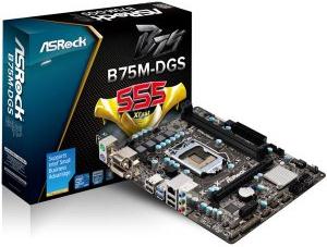 Matična ploča Asrock B75M-DGS, Socket 1155