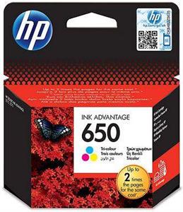 HP tinta No. 650, tri color, CZ102EA 