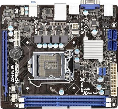 Matična ploča Asrock H61M-VG3 - Intel H61, M-ATX, Dual Channel 2xDDR3