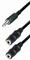 Transmedia A71-L, Connecting Cable 3,5 mm stereo plug -2x 3,5 mm stereo jack, 0,2 m