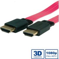 Roline HDMI High Speed Cable with Ethernet, UltraSlim, HDMI M - HDMI M, 3.0m