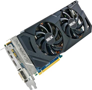 Sapphire ATI Radeon HD7870 XT 2G GDDR5 PCI-E HDMI / DVI-I / DUAL MINI DP WITH BOOST, 925MHz (975MHz) / 1500MHz, 256-bit, 2 slot active, LITE