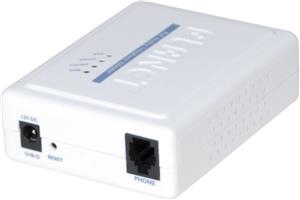 Planet VIP-156PE, 802.3af PoE SIP Analogue Telephony Adapter (ATA) - 2*RJ45 - T.38 FoIP