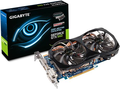 Grafička kartica Gigabyte GF GTX660 OC, 2GB GDDR5, DVI, DP