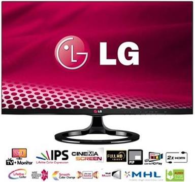 Monitor LCD LED/TV 23,6" LG 23MA73D-PZ, 1920x1080, 250 cd/m2, 5 000 000:1, 5ms, black