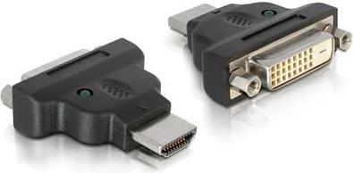 Adapter DELOCK, HDMI (M) na DVI (Z), LED