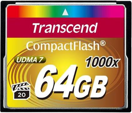 Memorijska kartica Compact Flash Transcend 64GB 1000X TS