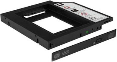Ladica za disk ICY BOX IB-AC642, SATA 2.5'', za montazu HDD / SSD umjesto optitke + USB eksterno kuciste