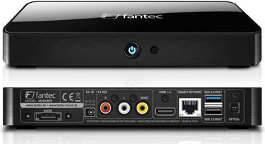 Media Centar FANTEC 3DS4600, 3D reprodukcija, citac kartica, LAN, USB 3.0, HDMI 1.4