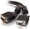 NaviaTec VGA-255, VGA Sub D plug 15pin to VGA Sub D jack 15 pin 2X priključni kabel sa feritom 1,8m Crna Boja, Naviatec Article Nr. 255