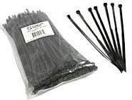 NaviaTec CTIE-244, cable tie black 160mm x 2.5mm, 100 pcs polybag