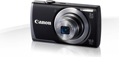 Digitalni fotoaparat Canon PowerShot A3500IS, 16MP, 5x, HDvideo, WiFi, crni