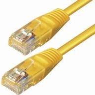 Kabel mrežni UTP, Cat. 5e, 10m, CCA, 26AWG, Savitljivi, Žuti