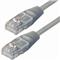 Kabel mrežni UTP, Cat. 5e, 0,5m, CCA, 26AWG, Savitljivi, Sivi
