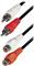 Transmedia 2x RCA-plug - 2x RCA-jack, 5m