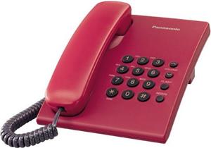 Telefon Panasonici KX-TS500FXR crveni