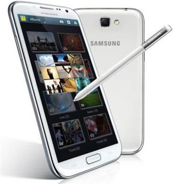 Mobitel SAMSUNG GALAXY Note II N7100, GSM/GPS/EDGE/GPRS, QuadCore 1,6GHz, RAM 2GB, memorija 16GB, 5.55'' Touchscreen, WiFi, kamera 8.0 MP, BT, USB, Android 4.1, bijeli