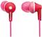 PANASONIC slušalice RP-HJE125E-P roze