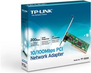 TP-Link TF-3200, 10 100Mbps PCI Network Adapter, Supports IEEE 802.3x Full Duplex Flow Control
