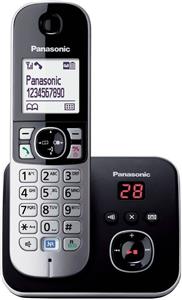 Bežični telefon Panasonic KX-TG6821FXB crni TAM