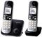 PANASONIC telefon bežični KX-TG6812FXB crni TWIN
