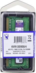 Memorija za prijenosno računalo Kingston 4 GB SO-DIMM DDR3 1333 MHz, KVR13S9S8/4