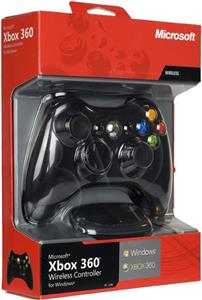 Gamepad MICROSOFT Xbox 360 Wireless Controller (Mechanical, 12 Btn) for XBOX & PC with USB Dongle, Retail, JR9-00010
