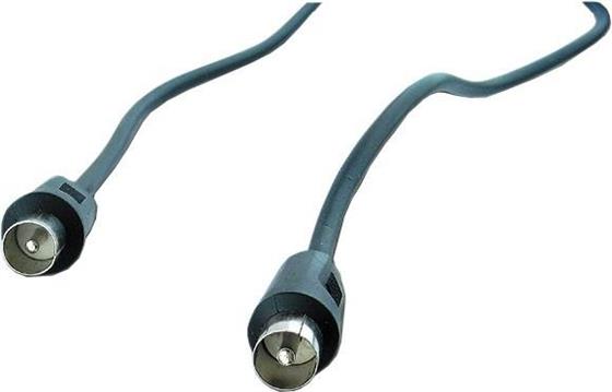 Kabel TV 9.5mm M-> 9.5mm M, 1.8 m,crni