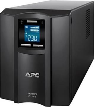 APC SMC1000I, Smart-UPS SC 1000VA 600W LCD runtime 7 20 min Stepped sinewave USB veza RJ-45 Modem Fax DSL 10-100 Base-T zaštita Tower