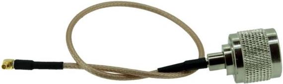 MaxLink MMCX-NM, pigtail 25cm RG316 MMCX - N male