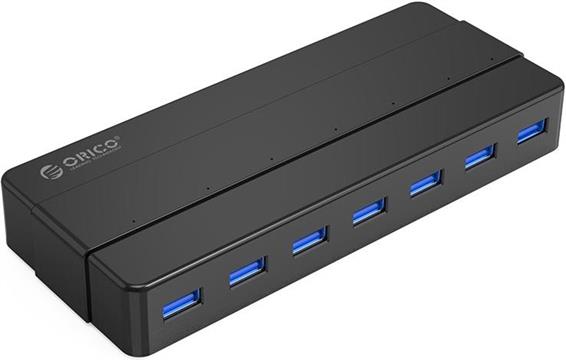 Orico high speed 7-portni USB hub, hot-swap/plug and play, USB3.0 sa vanjskim napajanjem 