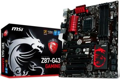 Matična ploča MSI Z87-G43 Gaming, 1150, D3, S3, U3, HDMI, DVI, VGA, ATX