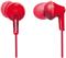 Slušalice PANASONIC RP-HJE125E-R crvene