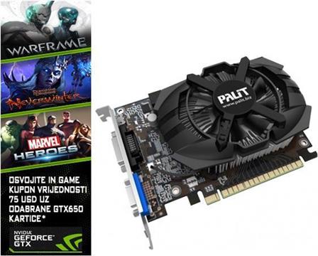 Grafička kartica Palit GTX650 2GB WOW-Pan Monk + IN-GAME KUPON, 75 USD
