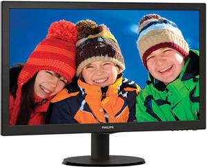 Monitor 21,5" Philips 223V5LSB/00 16:9 Full HD LED TFT, 5ms, 250 cd/m2, D-Sub/DVI-D, crni