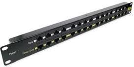 Patch Panel MaxLink POE-PAN16 16 port 1U Rack mount 10 100 injector without power supply