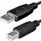 USB kabel 3m, NaviaTec USB-227, AM -BM, crni