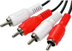 NaviaTec AUDIO.267, RCA Kabel 2x RCA-plug (m)na 2x RCA-plug (m) 2,5 m stereo zaštičen standardni