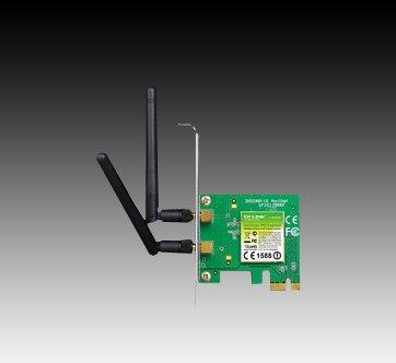 TP-Link TL-WN881ND, 300Mbps Wireless N 802.11b g n PCI Express Adapter